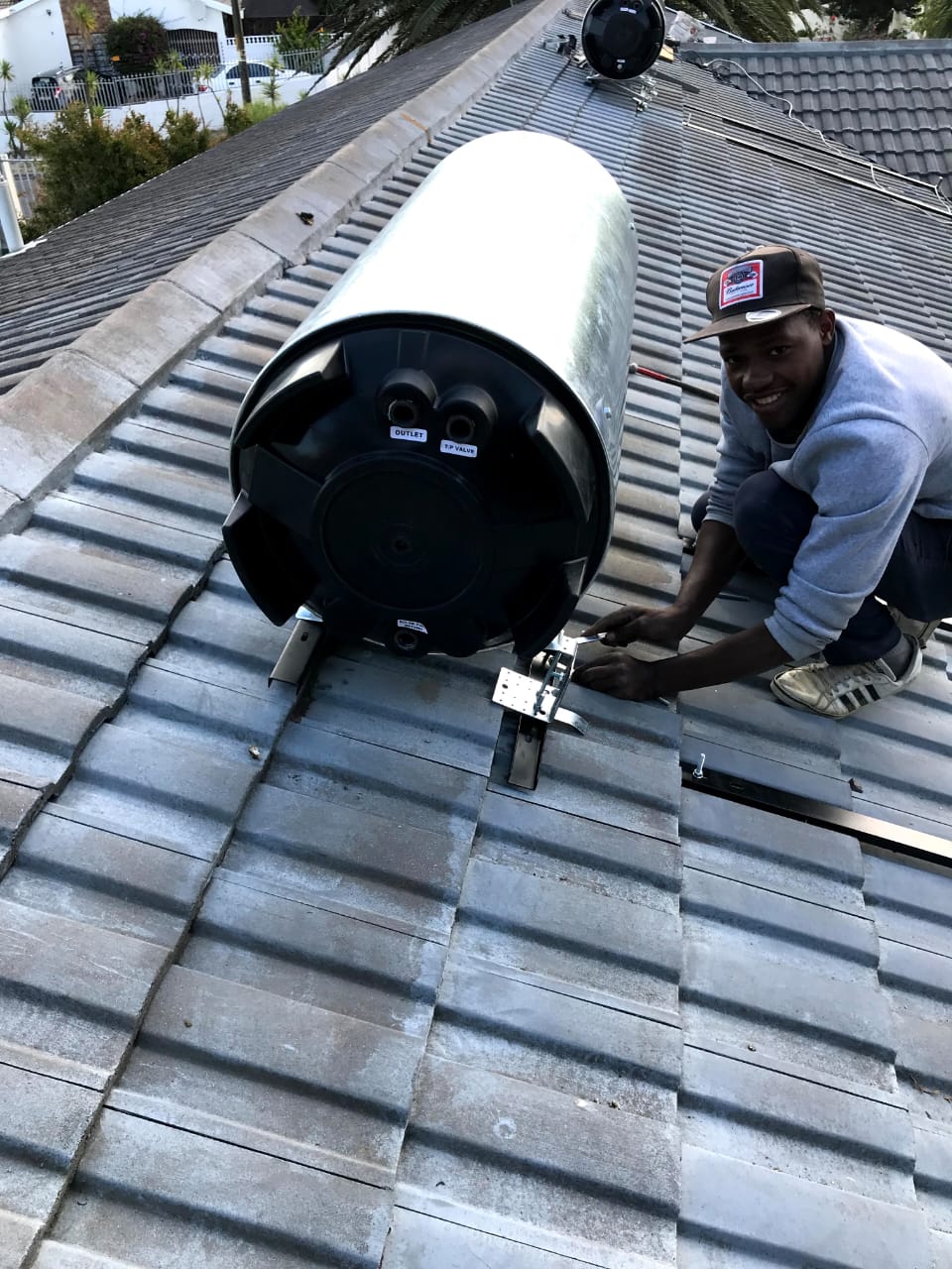 Residential plumbing work