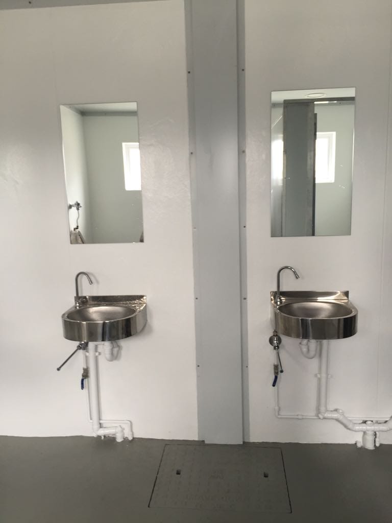 Neat copper pipework