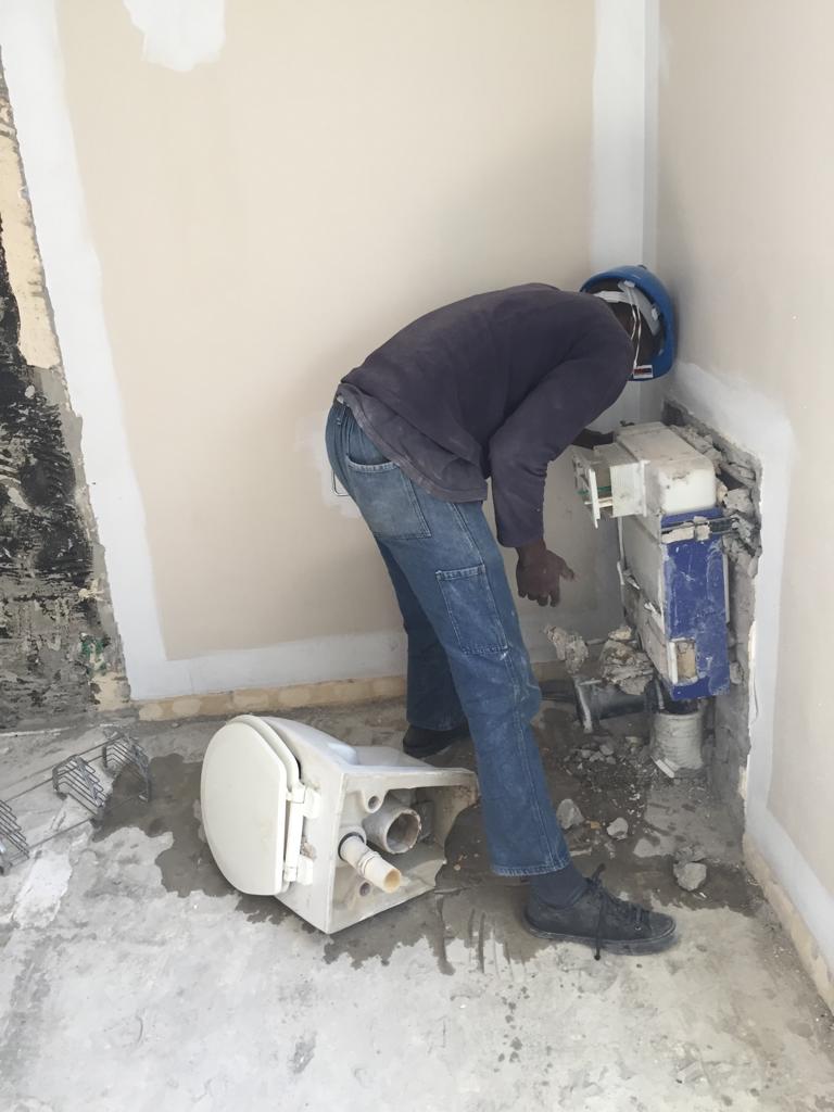 Plumbing finish detail