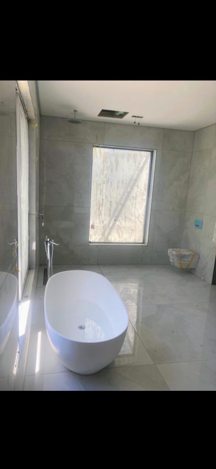 Plumbing project — geyser work