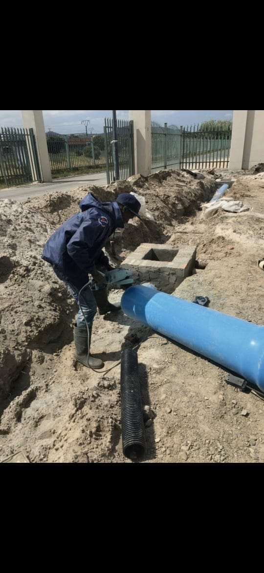 Drain unblocking work